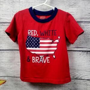 Swiggles Red, White, and Blue Tee‎ Boy's Size 3T